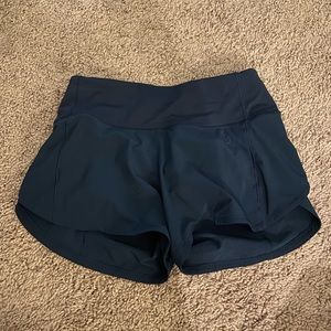 Lululemon Navy Speed Up Short 2.5”